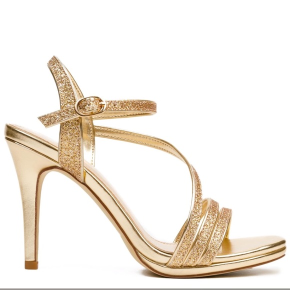 Glittery open toe heels ✨ - Picture 2 of 7